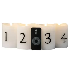 Adventslys 4-pk