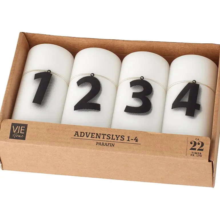Adventslys 4-pk