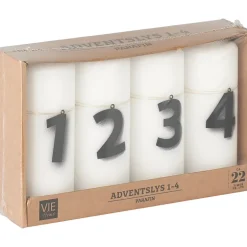 Adventslys 4-pk