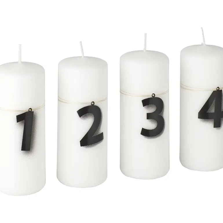 Adventslys 4-pk