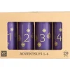 Adventslys 4-pk