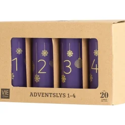 Adventslys 4-pk