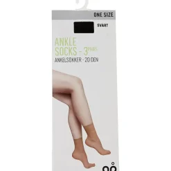 Ankelsokk 3-pk