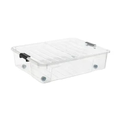 Bedroller Homebox m/splitlokk og hjul 49 liter