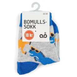 Bomullssokk med motiv