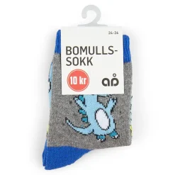 Bomullssokk med motiv