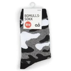 Bomullssokk med motiv