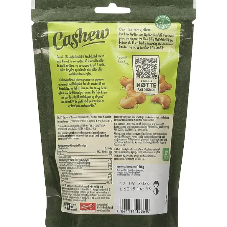 Cashewnøtter