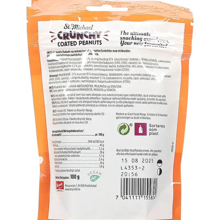 Crunchy coated