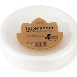 Engangstallerken 50-pk