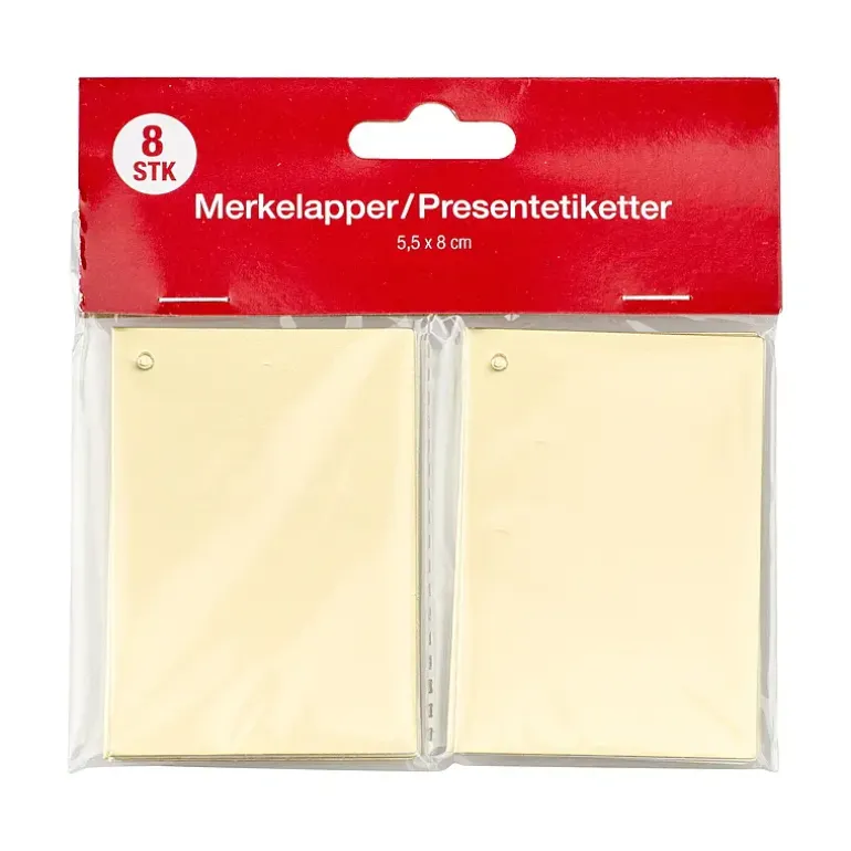 Gavemerkelapp