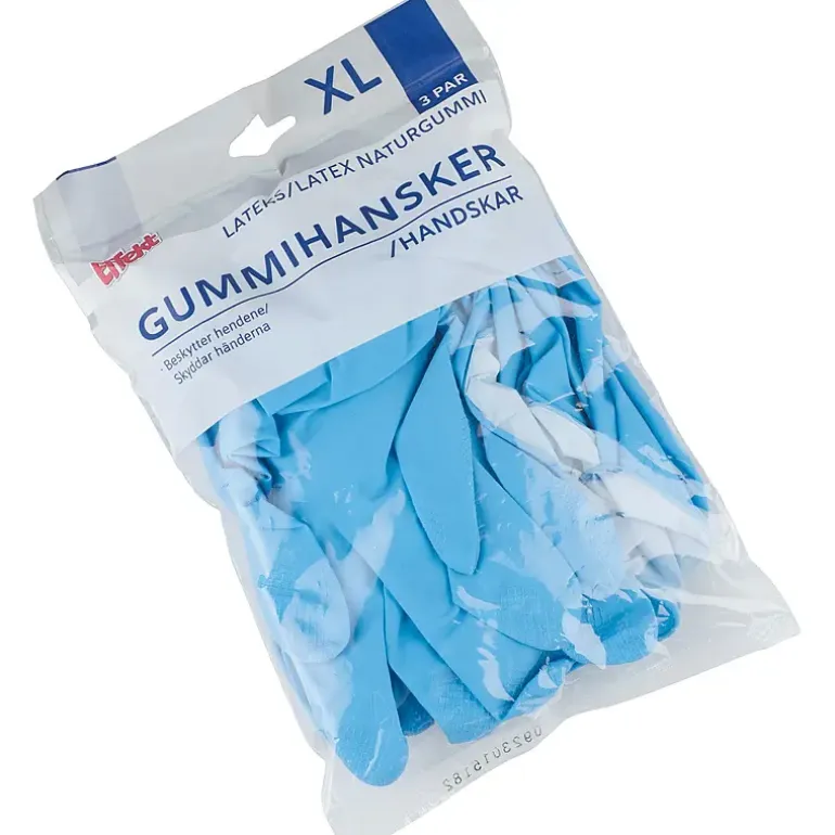 Gummihansker 3-pk