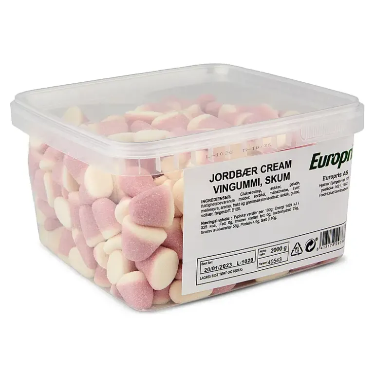 Jordbær Cream