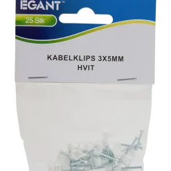 Kabelklips 25-pk