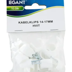 Kabelklips 10-pk