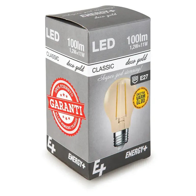 Lyspære LED 100 lm