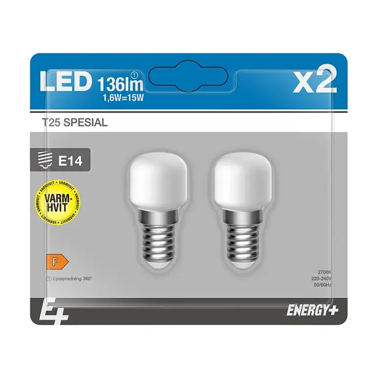 Lyspære LED 136 lm