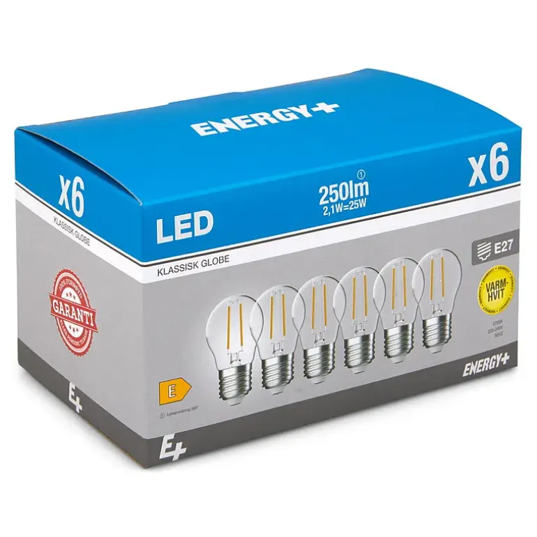 Lyspære LED 250 lm