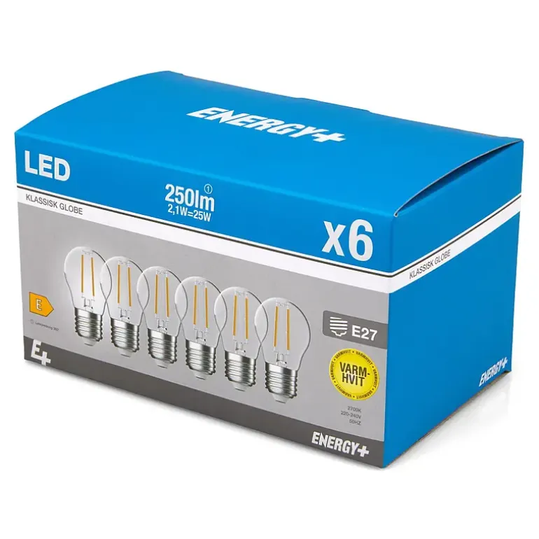 Lyspære LED 250 lm