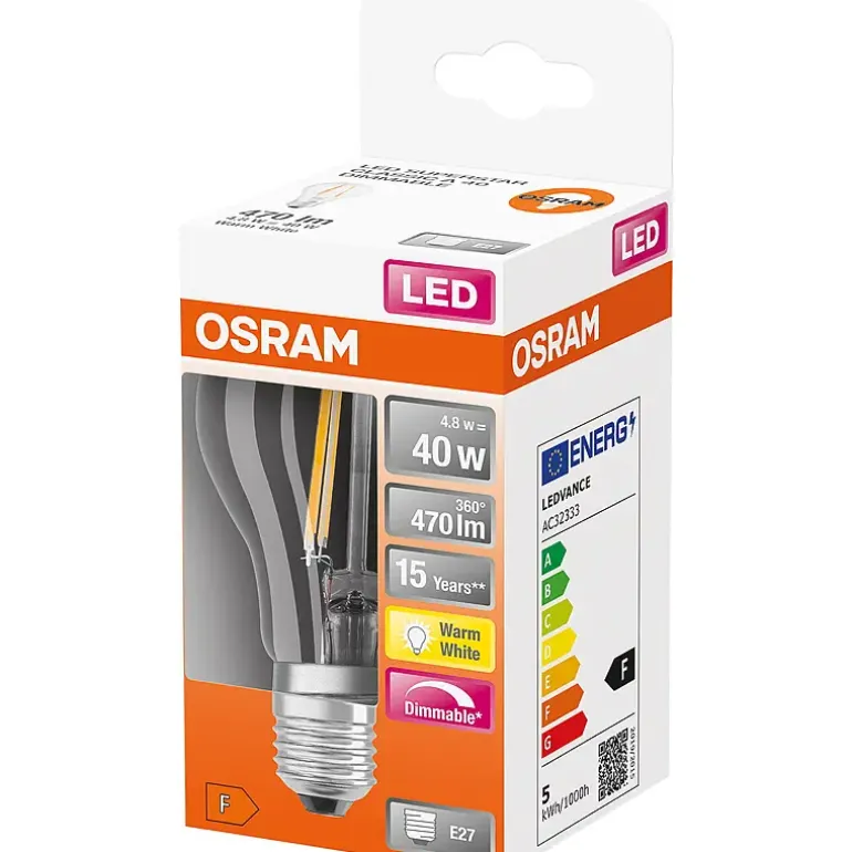 Lyspære LED 470 lm