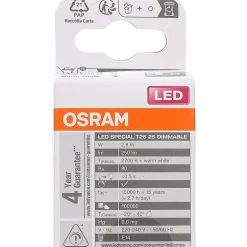 Lyspære LED 250 lm
