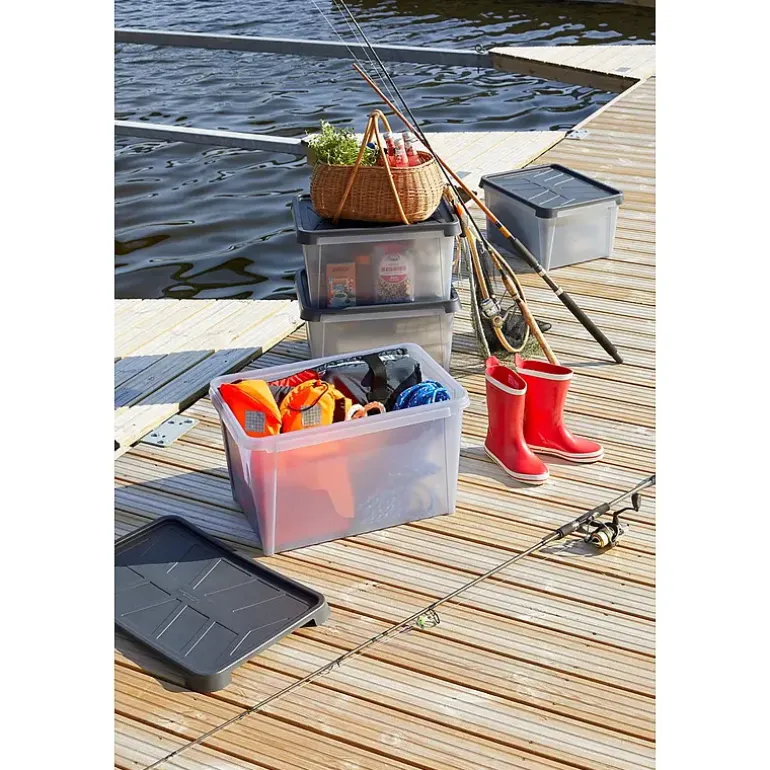 Oppbevaringsboks SmartStore™ m/lokk 33 liter