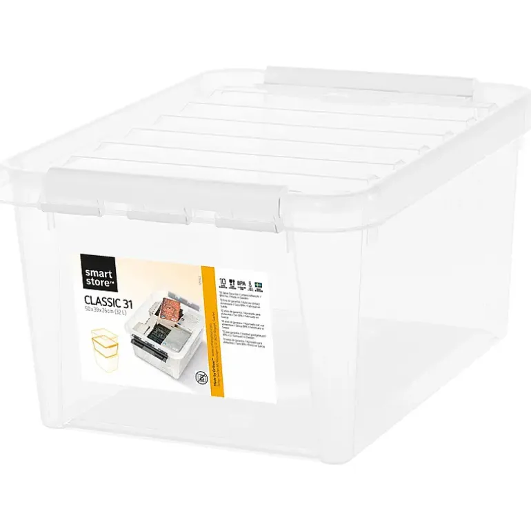 Oppbevaringsboks SmartStore™ m/lokk 32 liter