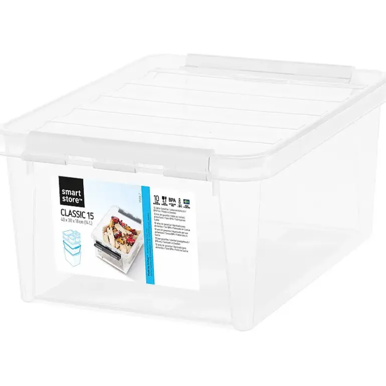 Oppbevaringsboks SmartStore™ m/lokk 14 liter