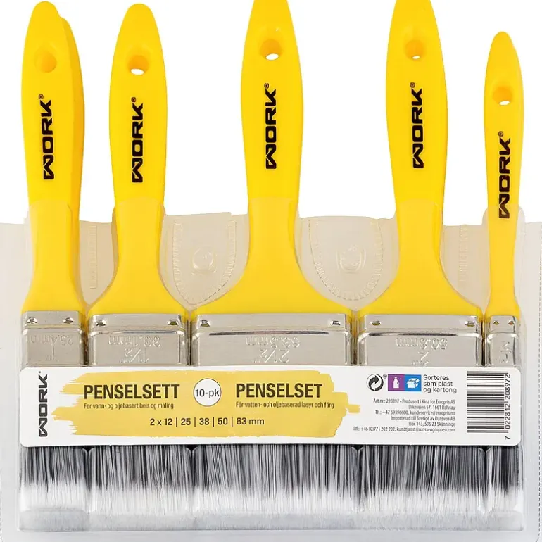 Penselsett 10-pk