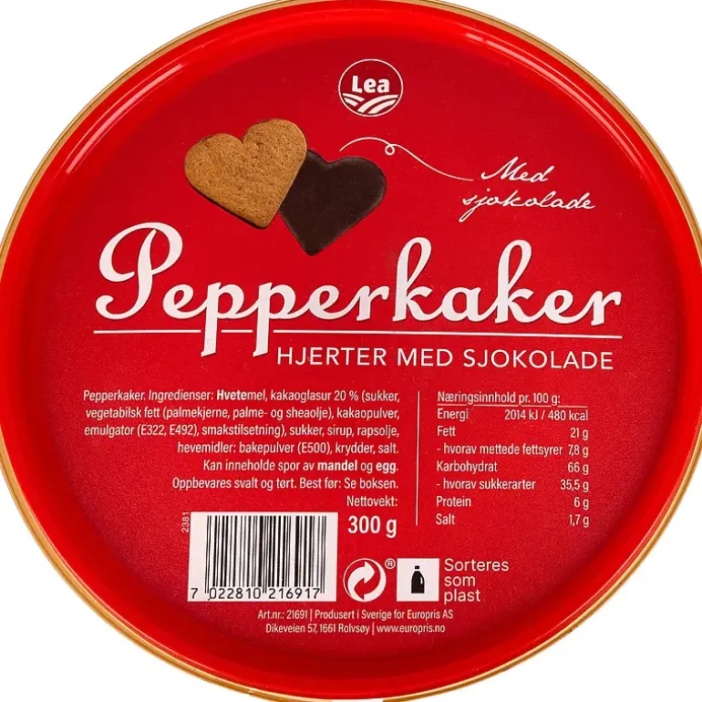 Pepperkakehjerter