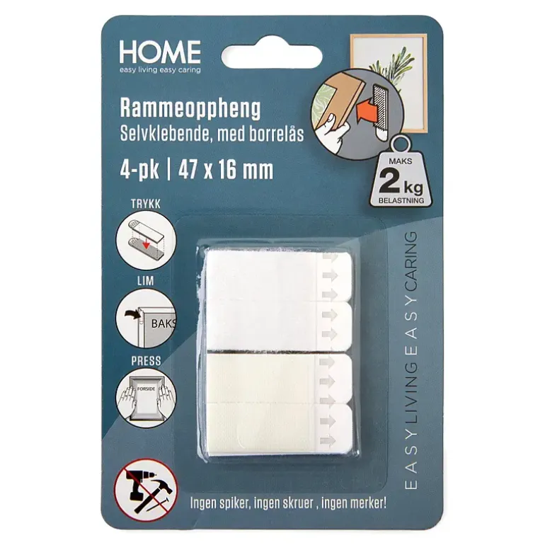 Rammeoppheng 4 stk