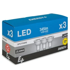 Spotpære LED 345 lm 3-pk
