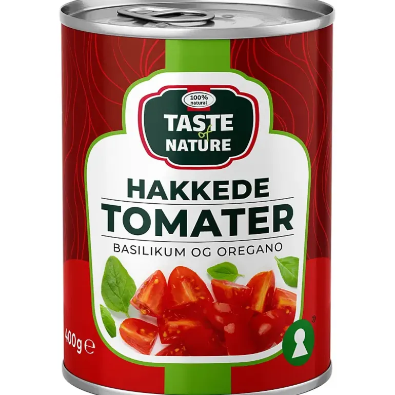 Tomater grovhakkede