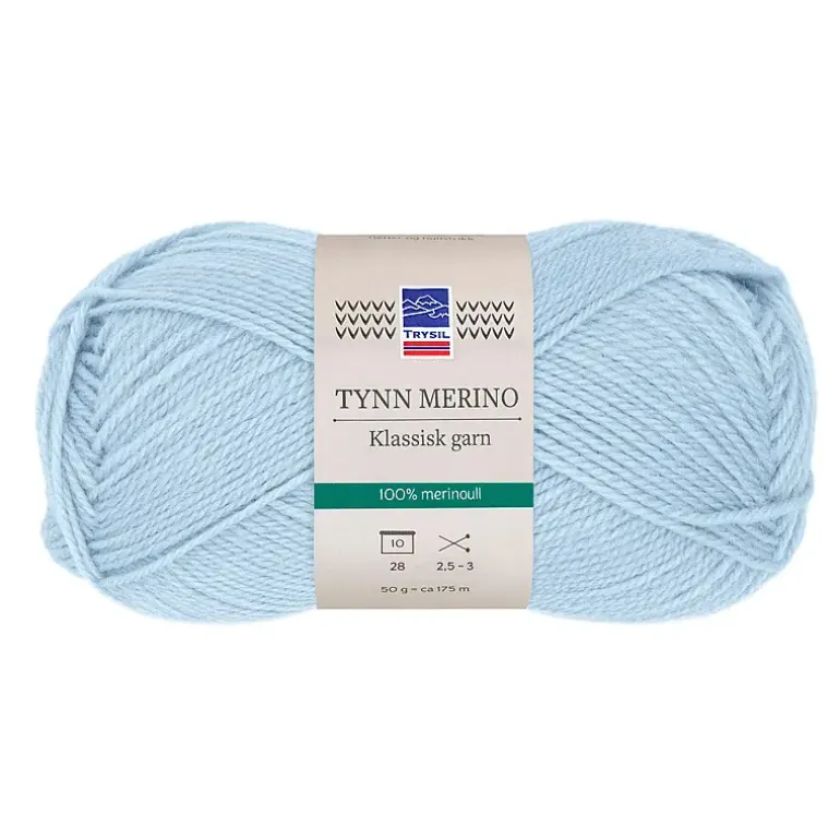 Tynn merino garn