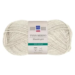 Tynn merino garn