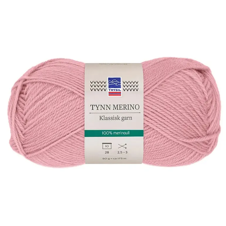 Tynn merino garn