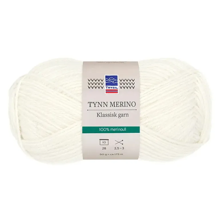 Tynn merino garn