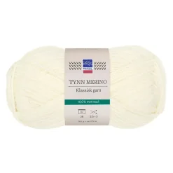Tynn merino garn