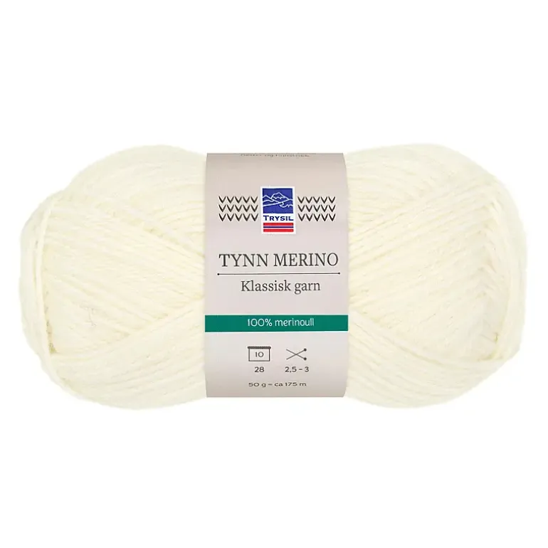 Tynn merino garn