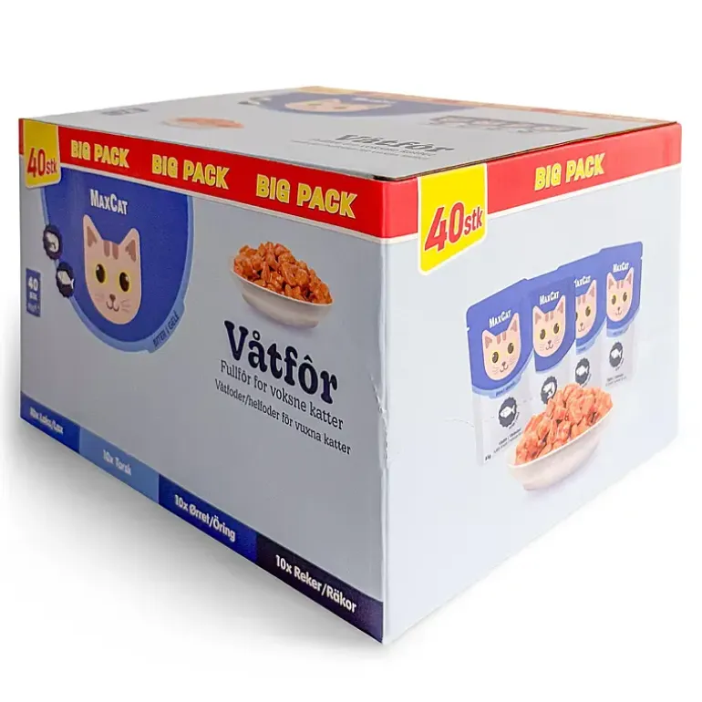 Våtfôr katt 40-pk